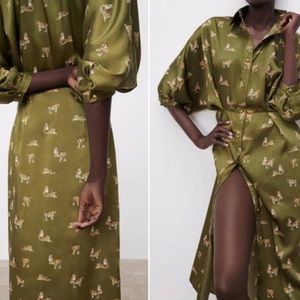 Zara dress tiger print